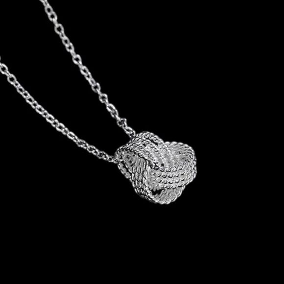 SS925 LOVE CIRCLE NECKLACE - Picture 1 of 3
